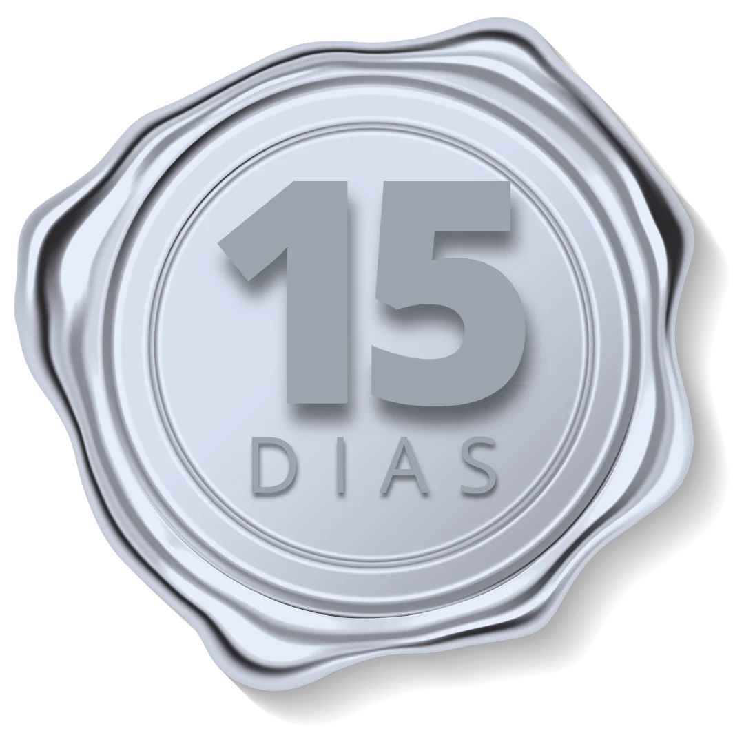 Selo de 15 dias de garantia