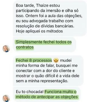 Depoimento de aluna